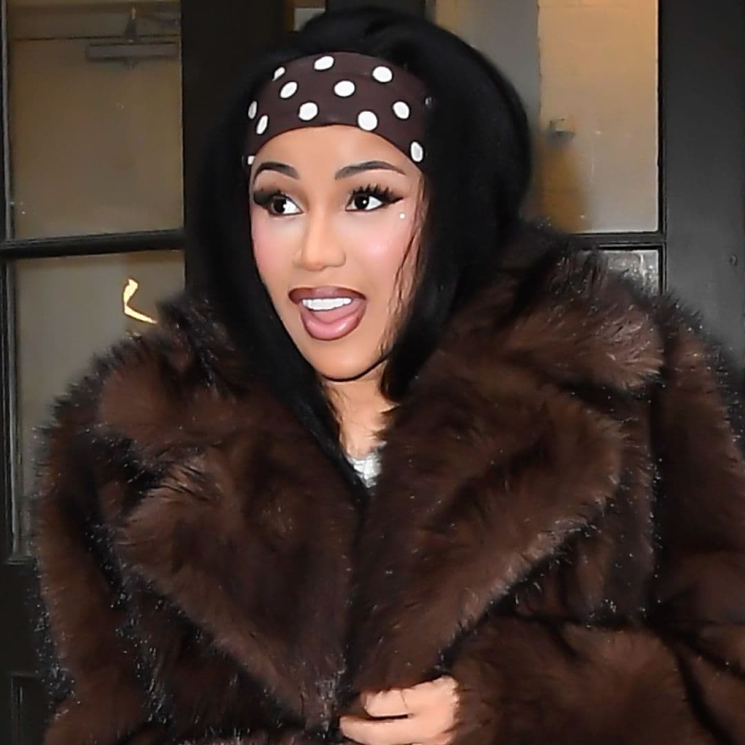  The Stirrup Trend Takes Cardi B's Dress-Over-Leggings Look to Cool-Girl Heights 