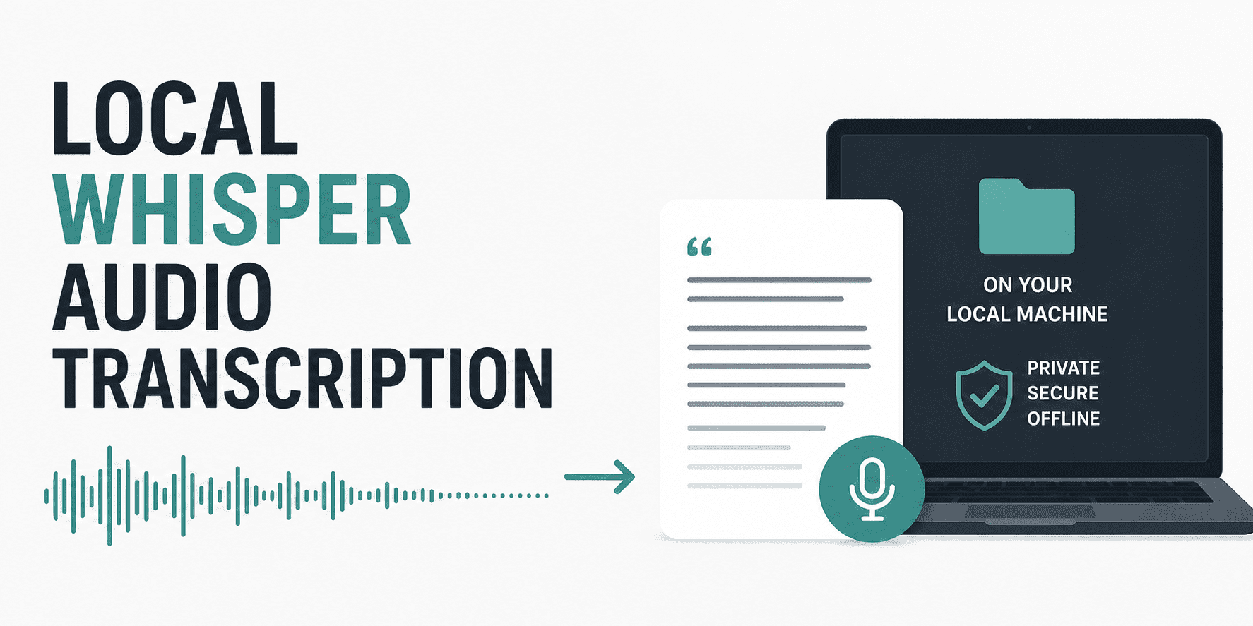 Local Whisper Audio Transcription