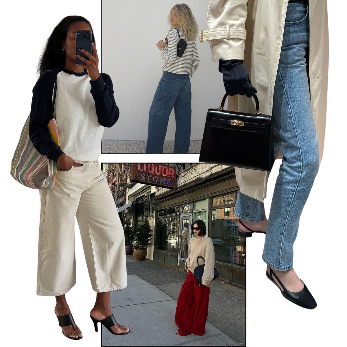 Not Skinny But Not Barrel—6 Newer (and Cooler) Spring Jeans Trends People Are Wearing Instead